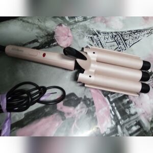 Bellezza 3-Barrel Ceramic Hair Waver - Rose Gold, Unused